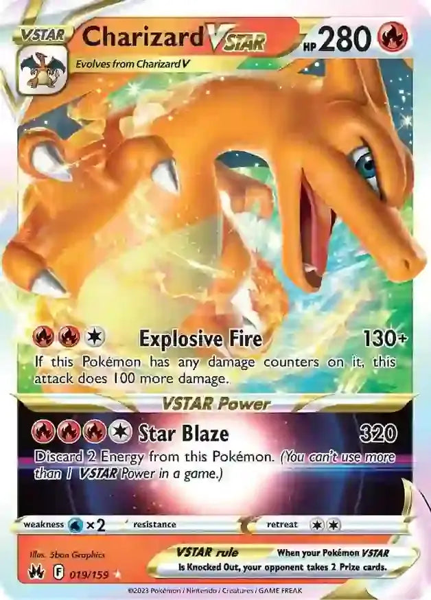 Charizard VStar - Crown Zenith - PSA 9