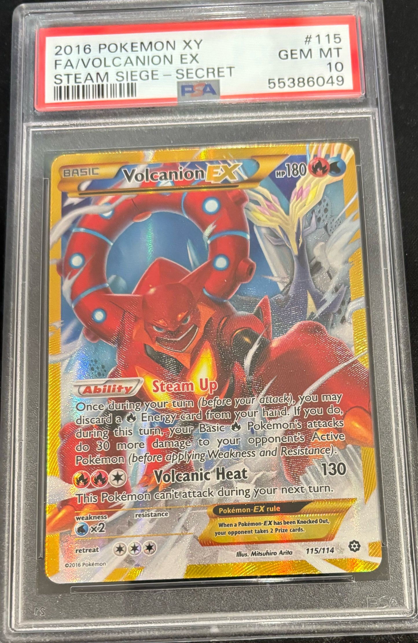 Volcanion Ex - PSA 10