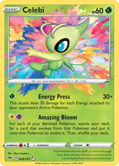 Celebi Amazing Rare - Vivid Voltage - PSA 9