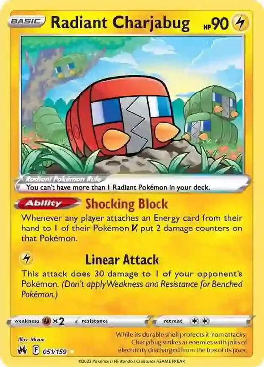 Radiant Charjabug - Crown Zenith