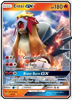 Entei GX - Shining Legends - PSA 10
