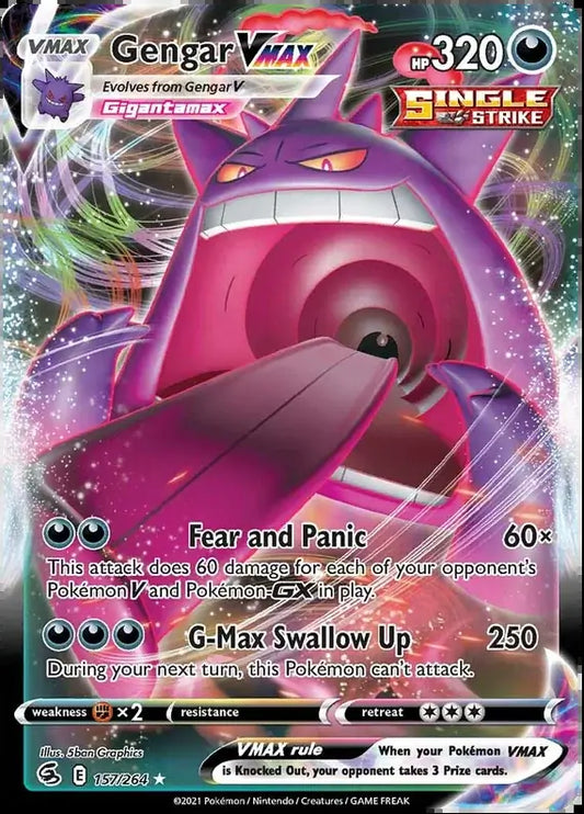 Gengar Vmax - Fusion Strike - PSA 10