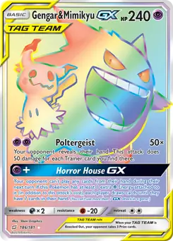 Gengar & Mimikyu GX - Team Up - PSA 10