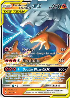 Reshiram & Charizard GX - Unbroken Bonds - PSA 10