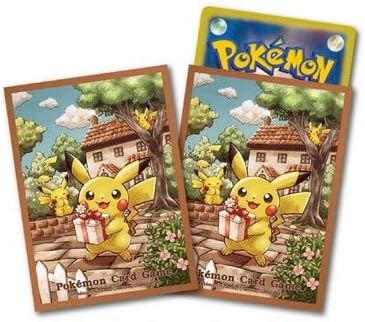 Pokemon TCG 64ct Card Sleeve Deck Shield Pikachu's Gift