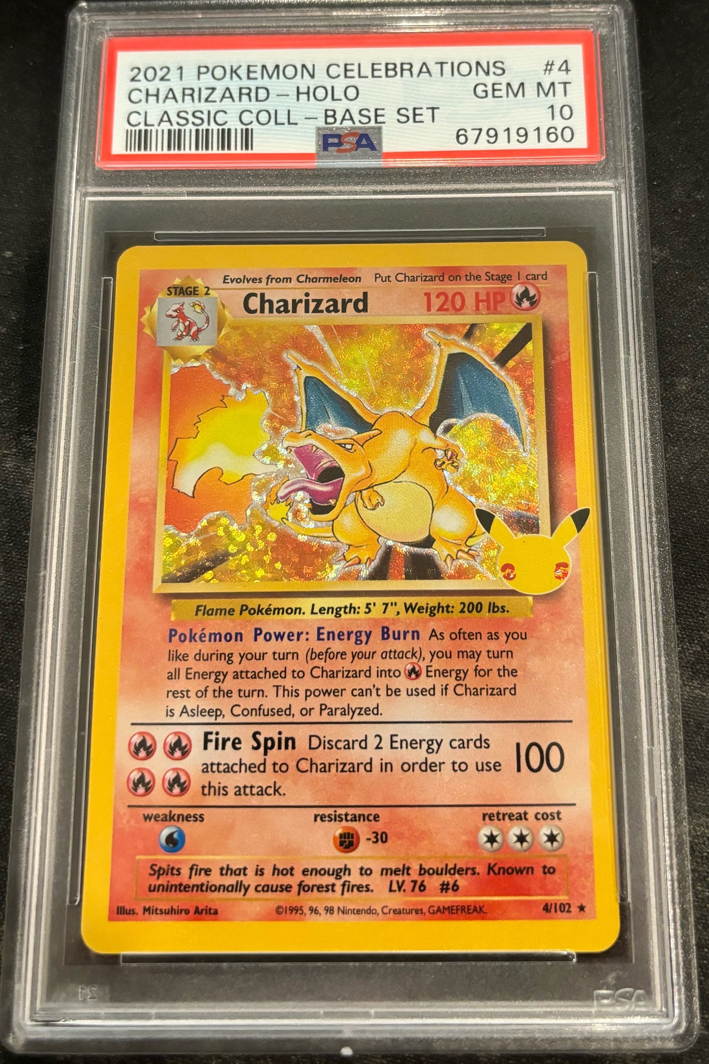 Charizard Celebrations - PSA 10