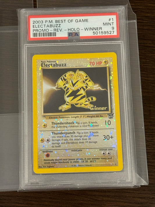 Electabuzz Promo Reverse Holo - Promo Winner - PSA 9