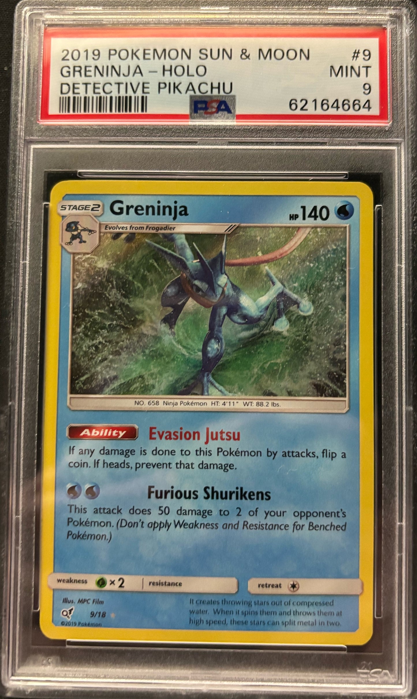 Greninja - PSA 9