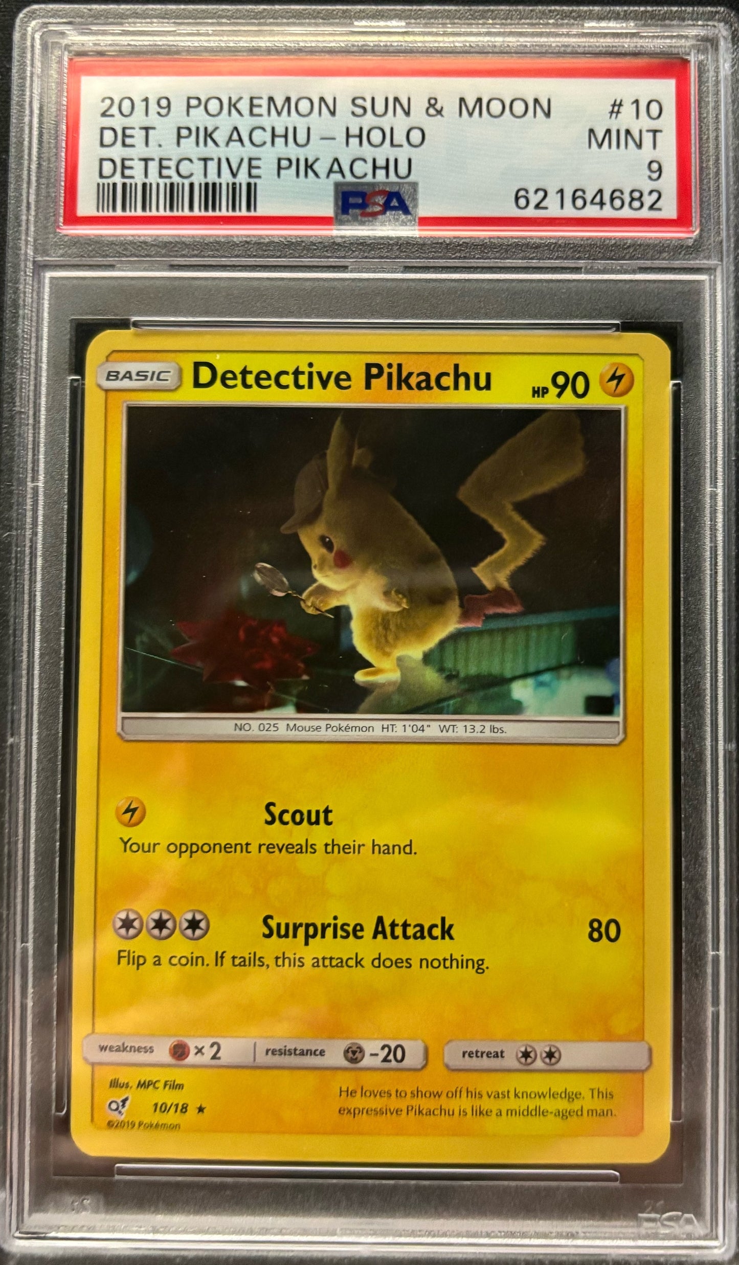 Detective Pikachu - PSA 9