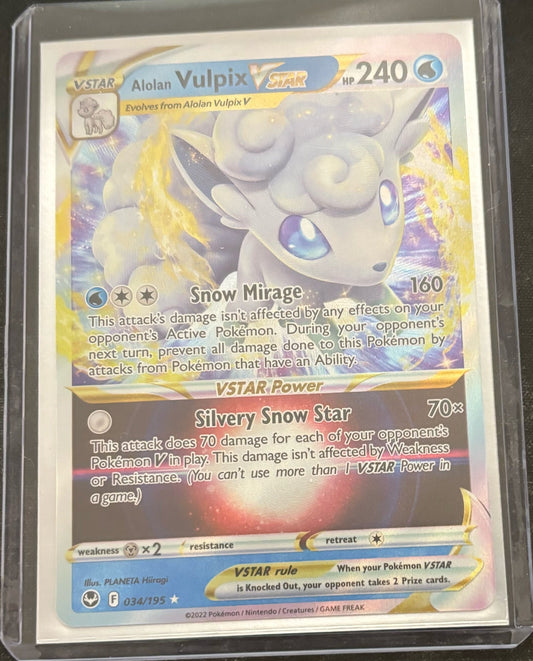 Alolan Vulpix Vstar - Silver Tempest