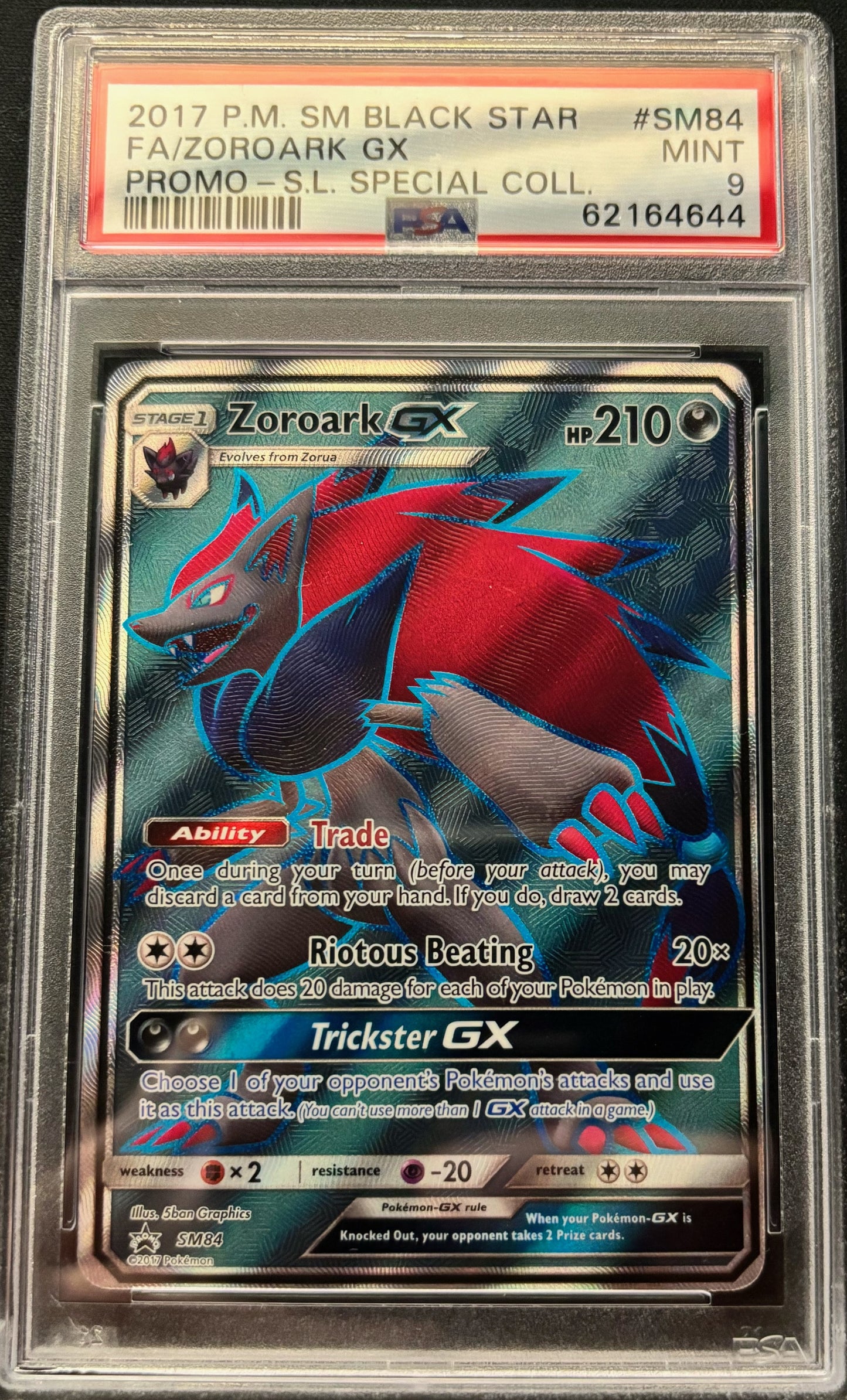 Zoroark GX - PSA 9